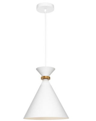 JULIA 1LT SMALL PENDANT WHITE